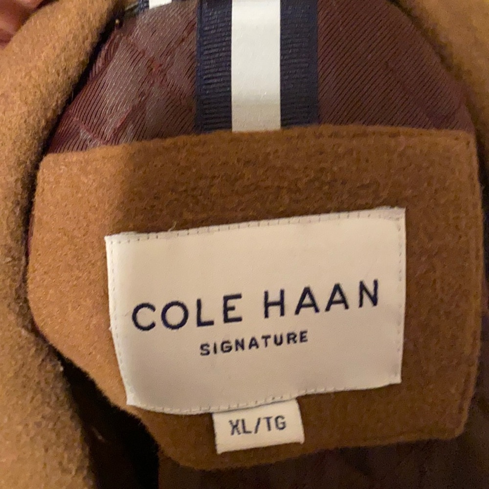 Cole Haan heavy lined 3/4 wool coat XL